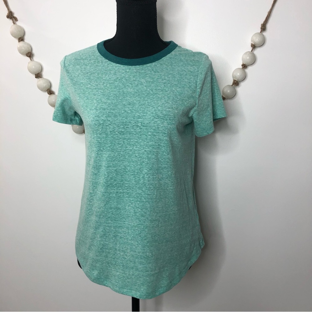 Old Navy Everywear T-shirt Short Sleeve Teal Green Womens extra small